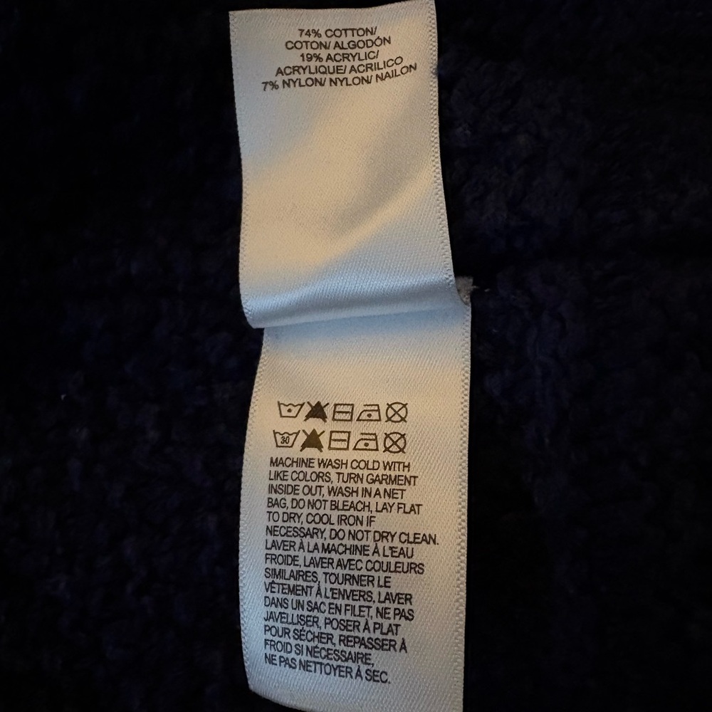 Lucky Brand Blue Oversized Knit Cardigan - Picture 16 of 16